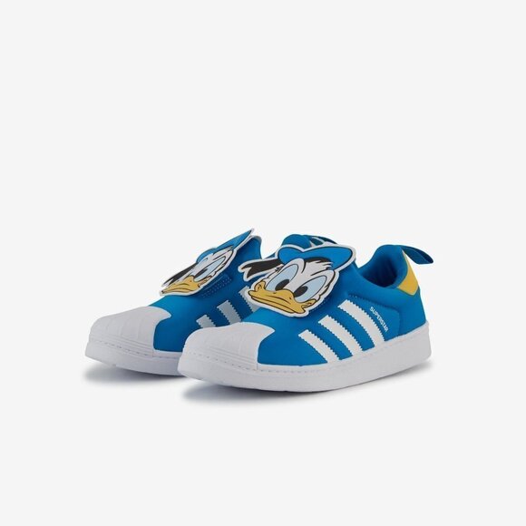 ADIDAS Disney Superstar Original Preschool Slip On Sneakers - Picture 10 of 12